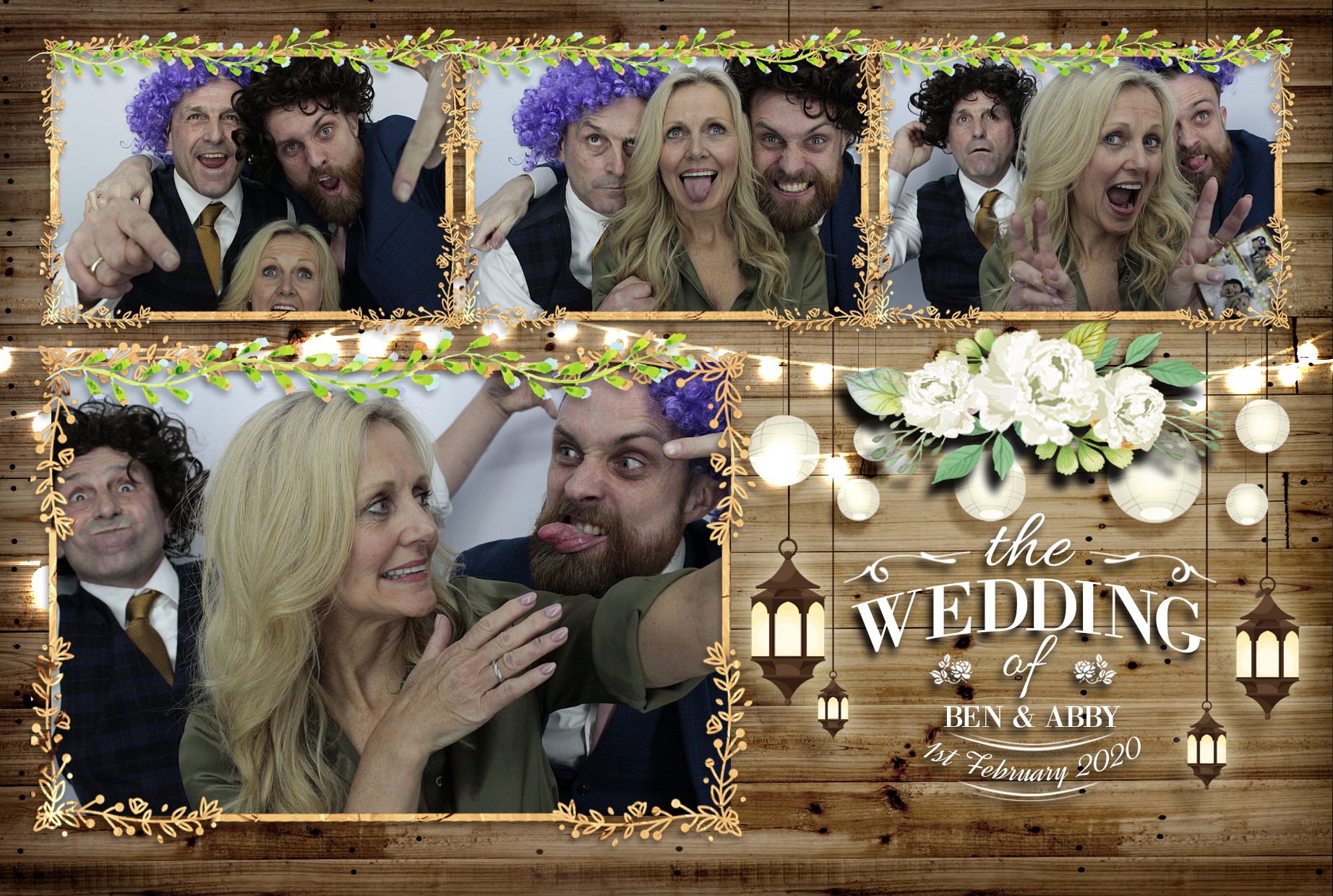 Ben & Abby’s Wedding  | View more photos from the event at gallery.myphotoboothexperience.co.uk/u/MyPhotoBoothExperienceLtd/Ben-Abby’s-Wedding